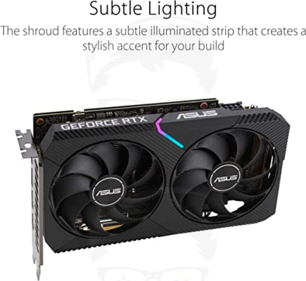 ASUS Dual NVIDIA GeForce RTX 3050 6GB Graphics Card ASUS Dual NVIDIA GeForce RTX 3050 6GB Graphics Card